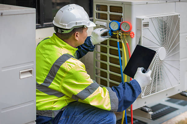 Professional Hvac Installation technician working in Ash, NC
